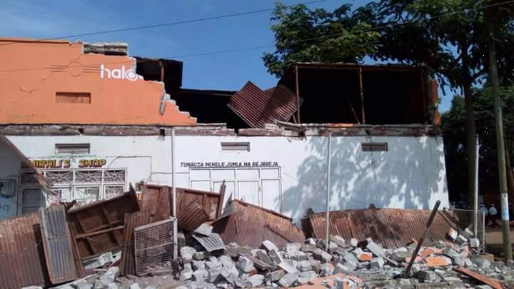 Le séisme de magnitude 5,9 a causé d'importants dégats à Bukoba, la ville la plus touchée. © TRCS