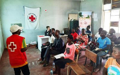 Formation des volontaires de la Croix-Rouge du Mozambique (Luabo)