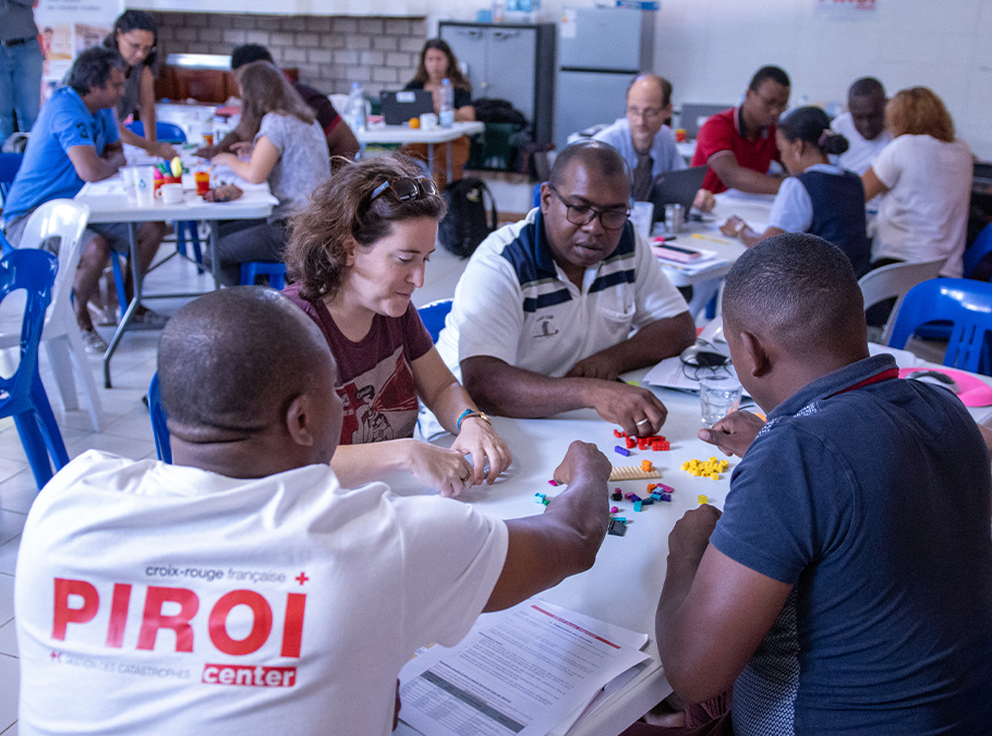 Regional Red Cross team training on emergency response in the Indian Ocean