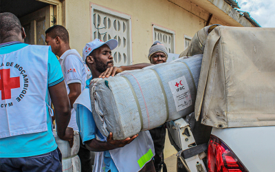 The Red Cross provides support to those affected by Cyclone Freddy in Mozambique