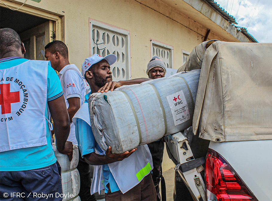Au Mozambique, la Croix-Rouge apporte son soutien aux victimes du cyclone FREDDY