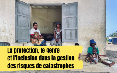 Brochure – La protection, le genre et l’inclusion dans la gestion des risques de catastrophes