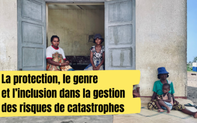 Brochure – La protection, le genre et l’inclusion dans la gestion des risques de catastrophes